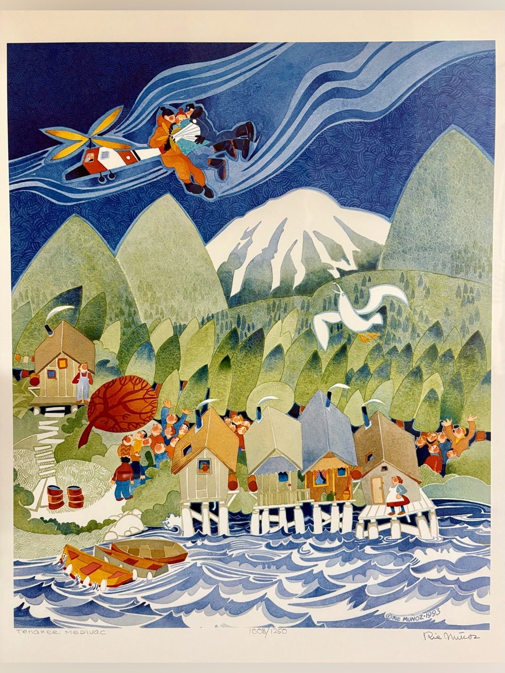 Rie Muñoz "Tenakee Medivac" Signed & Numbered Limited Edition Print (1008/1250)